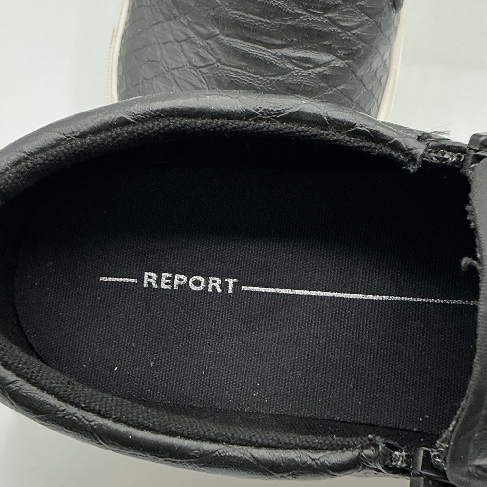 Report Ammons women’s Snakeskin faux leather, slip on sneakers, size 9 - Picture 2 of 8